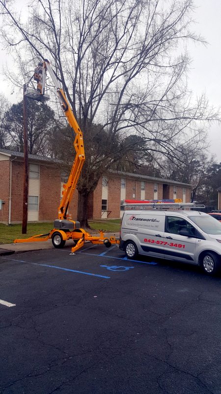 Pole lighting Repairs Electrical Contractor Charleston South Carolina